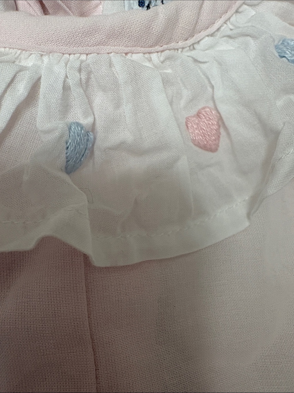Girls' Pink Ruffle-Collar Dress - Picture 3 of 4